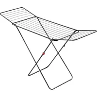 Kadax Wäscheständer "Sanna", Wäscheflügeltrockner, 180x55x101cm Anthrazit - Grau