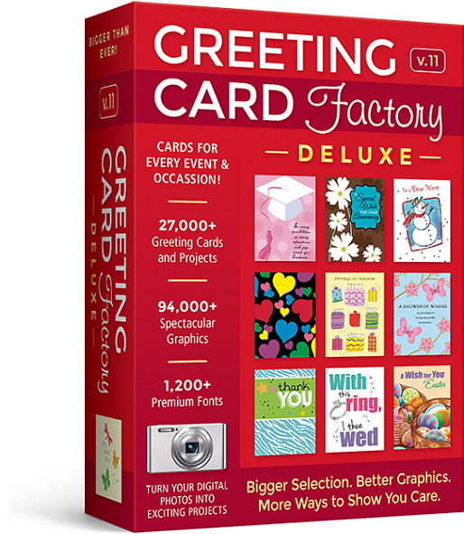 Greeting Card Factory Deluxe 11, English