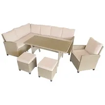 bellavista - Home & Garden® Prato Dining-Loungeset bicolor beige/grau