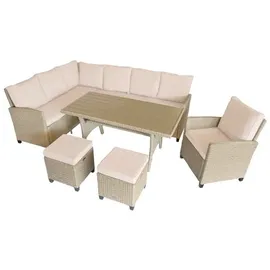 bellavista - Home & Garden® Prato Dining-Loungeset bicolor beige/grau