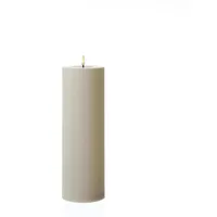 MARELIDA XXL LED Kerze für Außen Outdoorkerze H: 32,5cm D: 10cm Timer Sensor