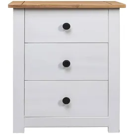 vidaXL Nachtschrank 46 x 40 x 57 cm Weiß