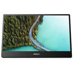 Philips tragbarer FHD USB-C Monitor 16B1P3302 1920x1080, USB-C Anschluss, Mehrwinkel Standfuss schwarz