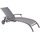 BEST Freizeitmöbel Larino Rollliege 202 x 72 x 47 cm anthrazit/matt