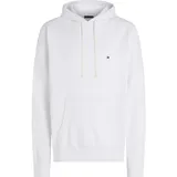 Tommy Hilfiger Essential FLEECE HOODY", Herren, Hoodie Regular Fit, weiß, (White), 3XL