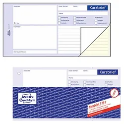 AVERY Zweckform Kurzbrief Formularbuch 1741