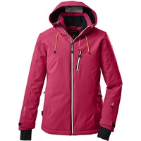 Killtec Damen Ksw 10 Wmn Jckt Skijacke Funktionsjacke mit abzippbarer Kapuze und Schneefang, neon pink, 40 EU
