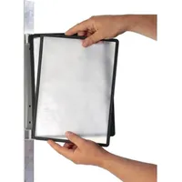 Durable Wandhalter 5 Sichttafeln blau m.Profilrahmenf.DURABLE
