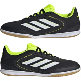 adidas Copa Court Club Indoor Football Boots, core Black/FTWR White/Lucid Lemon, 43 1/3