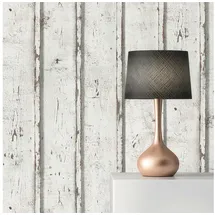tadessi - Tapete Holzoptik Vittoria M1-no.899 Vliestapete Weiß Creme Vintagetapete Wohnzimmer Schlafzimmer Küche