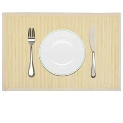vidaXL 6 Bambus-Platzdeckchen 30 x 45 cm Natur