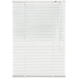 Jalousie LIEDECO "Aluminium-Jalousie" Gr. 26, weiß, B:190cm H:160cm, Jalousien, Aluminium