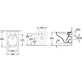 Villeroy & Boch O.novo Combi-Pack (5688HR01)