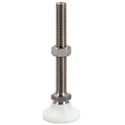 Gelenkteller/Teller aus Thermoplast, Kugelelement mit Bolzen aus rostfreiem Stahl | d1=M12 / l1=150 mm / Thermoplast | 22590.0556