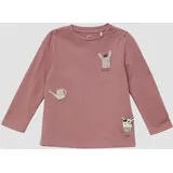 s.Oliver Longsleeve in A-Form mit gestickten Patches - 92