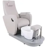 Physa Fußpflegestuhl elektrisch - mit Fußwanne - 105 W - 200 kg - grau PHYSA HAVANA BEIGE