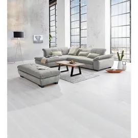 belluti Ecksofa, Metall, 5-Sitzer, Ottomane links, L-Form, cm, Goldenes M, Typenauswahl, Stoffauswahl, seitenverkehrt erhältlich, Rücken echt, Wohnzimmer, Sofas & Couches, Wohnlandschaften, Ecksofas