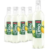 Die Limo von granini Zitrone-Minze (6x 1l), natürlich erfrischend, mit Geschmack aus echten Früchten, ohne Süßungsmittel/Konservierungsstoffe, 50% weniger Zucker als "Die Limo Limette-Zitrone", vegan