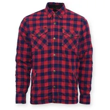 Bores Lumberjack Premium Motorradjacke Rot/Blau XL