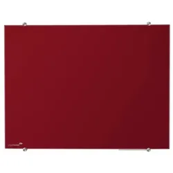 Legamaster Glasboard Colour 90x120 cm rot magnethaftende Glasoberfläche, inkl.