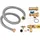 Bosch Anschluss-Set 8718584539 mit KFE-Hahn, Edelstahl-Wellrohr, Kappenventil, für Ausdehnungsgefäß