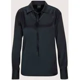Madeleine Langarmbluse Elegante Bluse mit V-Ausschnitt Blau 46