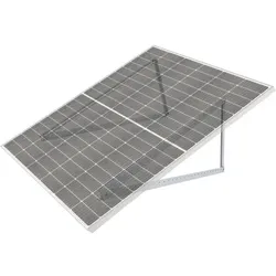 SCHWAIGER Solarmodul-Halterung,  individuell einstellbarer Winkel, für 1 Panel - silberfarben