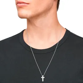 s.Oliver Kette mit Anhänger Kreuz Silber/Edelstahl