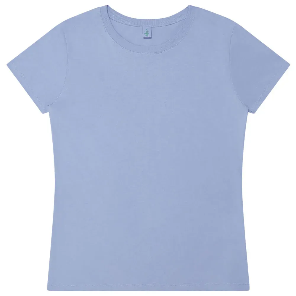 Earth Positive - Damen Bamboo T-Shirt - Pastel Purple / M
