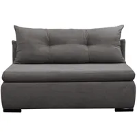 Mid.you Schlafsofa, Grau, Textil, Füllung: Schaumstoff, 154x93x85 cm, Made in EU, Liegefunktion, Wohnzimmer, Sofas & Couches, Schlafsofas, Schlafsofas mit Bettkasten