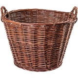 Weidenkorb Ø 60 cm Kaminholzkorb Kartoffelkorb Obstkorb Füllkorb Kiepe Gartenkorb