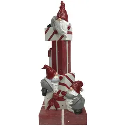 Tarrington House Elfen auf Geschenken, polyresin, 37 x 28,5 x 94,5 cm