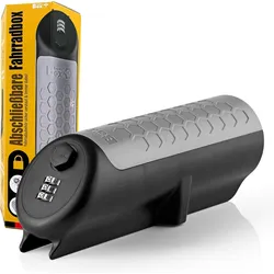 BeeMyBox® 2.0 Fahrradbox abschließbar | Integriertes Zahlenschloss | Fahrradtasche Abschließbar | Made in Germany | bekannt aus Die Höhle Der Löwen