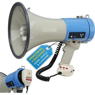 McGrey MP-800HRS USB/SD MP3 Megaphon, max. 80 Watt, 1000m