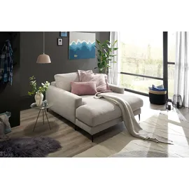 KAWOLA Relaxsessel CARA Feincord 75 x 70 x 150 cm Beige