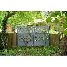 KHW Rankgitter 100 x 140 cm Grau