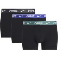 Nike 3er Pack NIKE Boxershorts Trunks Herren, EYC - blk evrgrn au/dp ni/ anth shttrd wb, S