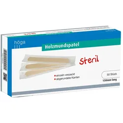 Holzmundspatel steril einzeln verpackt