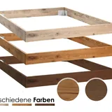 Hasena Oak-Line Wild Bettrahmen Cadro 18 Wildeiche 160x200 cm / coffee
