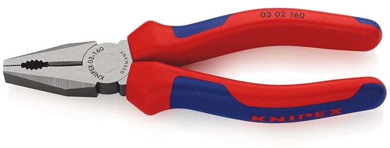 KNIPEX Kombizange Kombinationszange atramentiert Mehrkomponenten-Hüllen