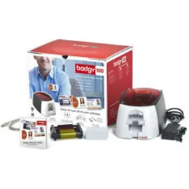 Evolis Badgy 100 Schwarz/Rot/Weiß