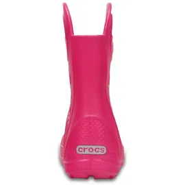 Crocs Handle It Rain Boot K, Unisex-Kinder Gummistiefel, Pink 23/24 - Rosa
