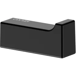 Keuco EDITION 11 Black Selection Handtuchhaken einfach, Accessoires, schwarz matt