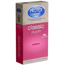«Classic Plus Fin» superdünne Kondome aus Frankreich (10 Kondome)