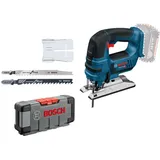 Akku-Stichsäge gst 18V-LI b Solo inkl. 30tlg. Stichsägeblätter-Set Wood - Bosch