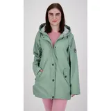 Regenjacke ANKERGLUT "Friesennerz ANKERGLUT HVN", Damen, Gr. 40 (M), grau, Web, Obermaterial: 100% Polyurethan. Futter: 100% Polyester, figurumspielend hüftbedeckend, gerader Abschluss mit Druckknopf, Jacken Regenjacke, auch in Großen Größen erhältlich