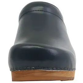 Sanita Comfortwear Clog "Wood-Lotte open, - Blau
