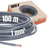 Lapp 4510063 Litze H05V-K 1 x 1mm2 Grau 100m