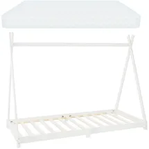 ML-Design Kinderbett Tipi 90 x 200 cm Kiefer weiß