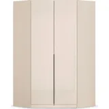 OTTO home Eckschrank AGORDO 117 x 210 x 117 cm Beige
